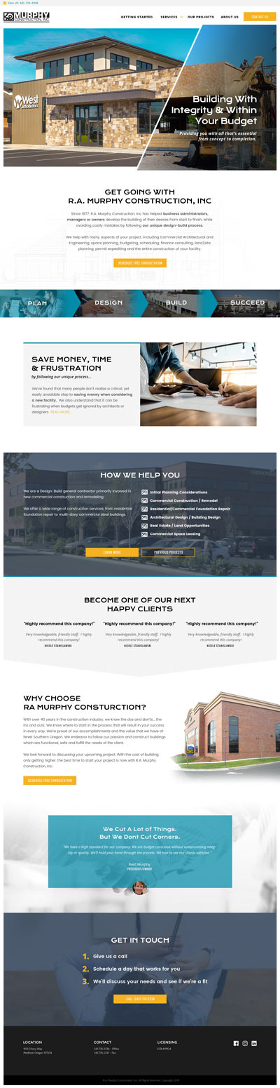 Featured image for “Construction Website Design”
